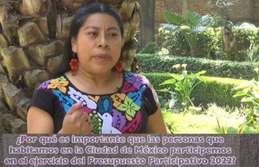 Videocápsula: La participación de los Grupos de Atención Prioritaria en la Consulta de Presupuesto Participativo 2022 en Mazateco: 