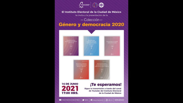 Presentación de la colección de ensayos Género y Democracia 2020, junio 2021