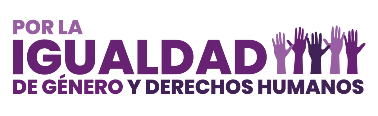 LOGO POR LA IGUALDAD DE GÉNERO Y DERECHOS HUMANOS